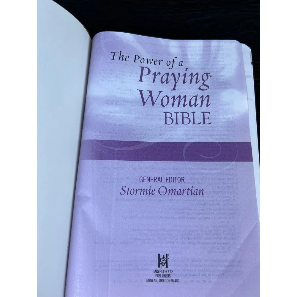 Power of a Praying Woman Bible NIV Camel Bonded Leather Stormie Omartian